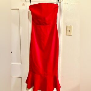 Red Strapless BB Dakota NWT